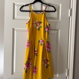 Floral Yellow Dress